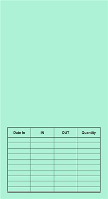 PSA006 - Warehouse Stock Tags