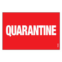PSA064 - 'Quarantine' Labels PSA064 - 'Quarantine' Labels