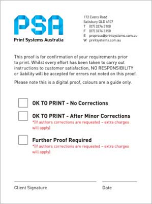 PSA001- Proof stickers with PSA logo