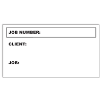 PSA011 - Job Bag Stickers PSA011 - Job Bag Stickers