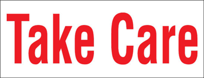 PSA014 - Take Care Stickers