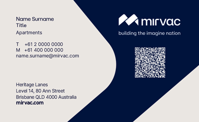 TESTMirvac QLD Business Card