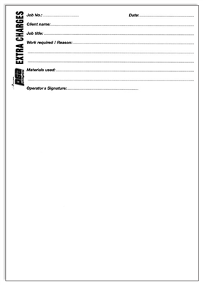 PSA008 - Job Ticket Paper